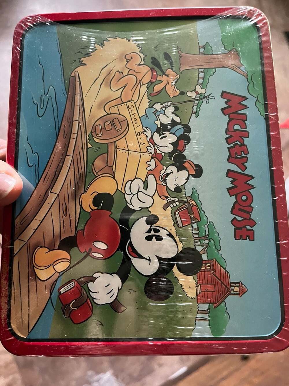Vintage Mickey & Co. Disney Lunchbox Cookie Tin